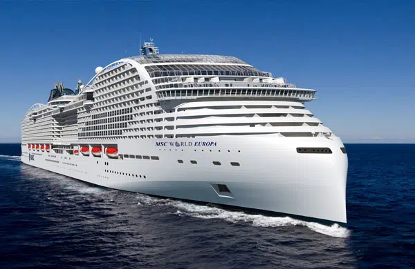 邮轮船只图片 地中海邮轮欧罗巴号（MSC World Europa）